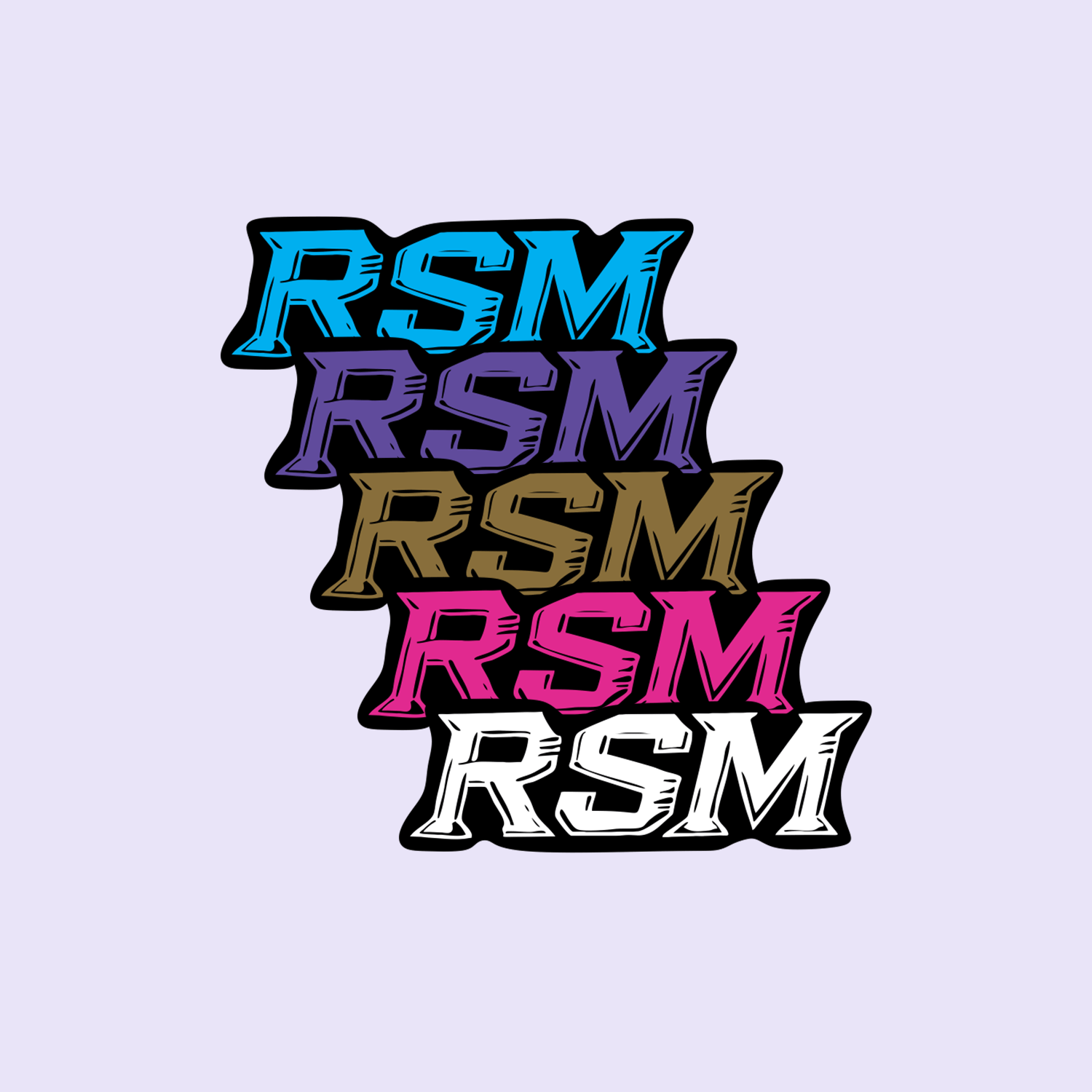 RSM Sticker Bundle | 5er Pack - RSM.SHOP